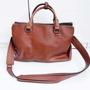 Brown Casual/Business/Laptop/ Baby Crossbody Bag - Large Pockets